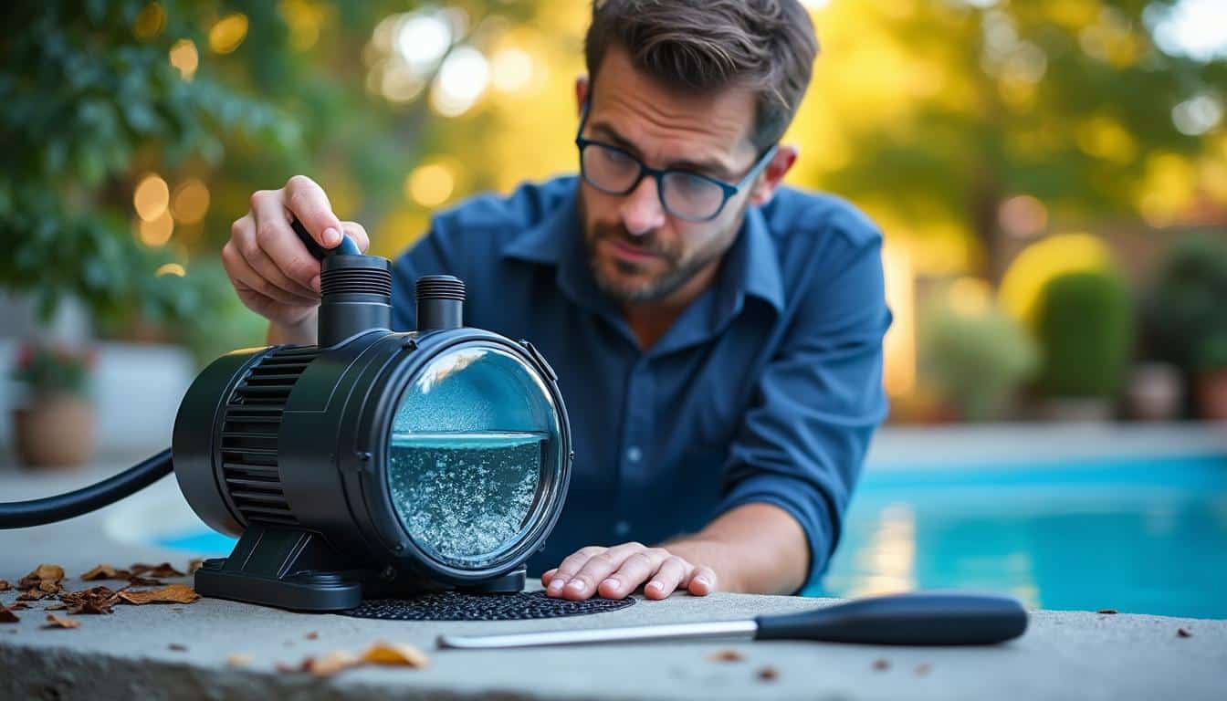 Illustration: Causes et symptômes du désamorçage de la pompe de piscine