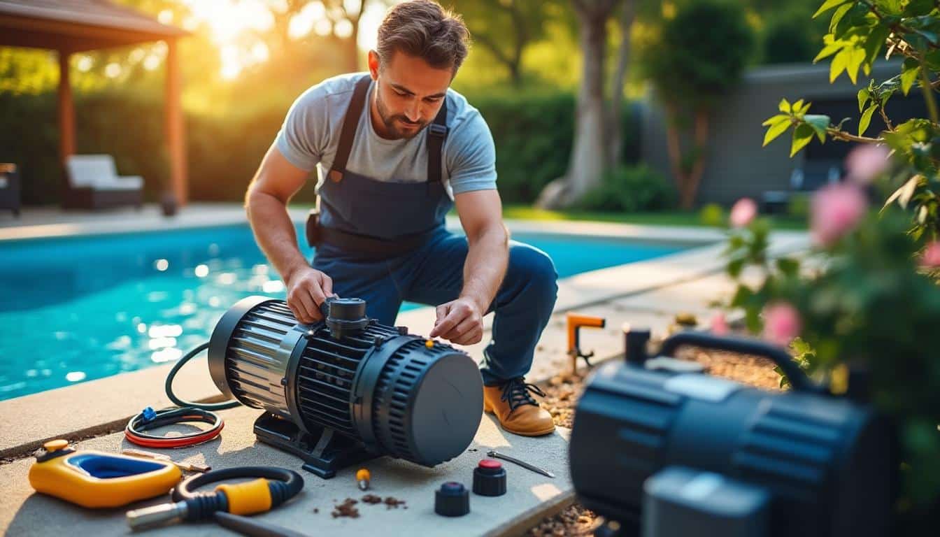 Illustration: Comprendre le rôle du condensateur dans une pompe de piscine