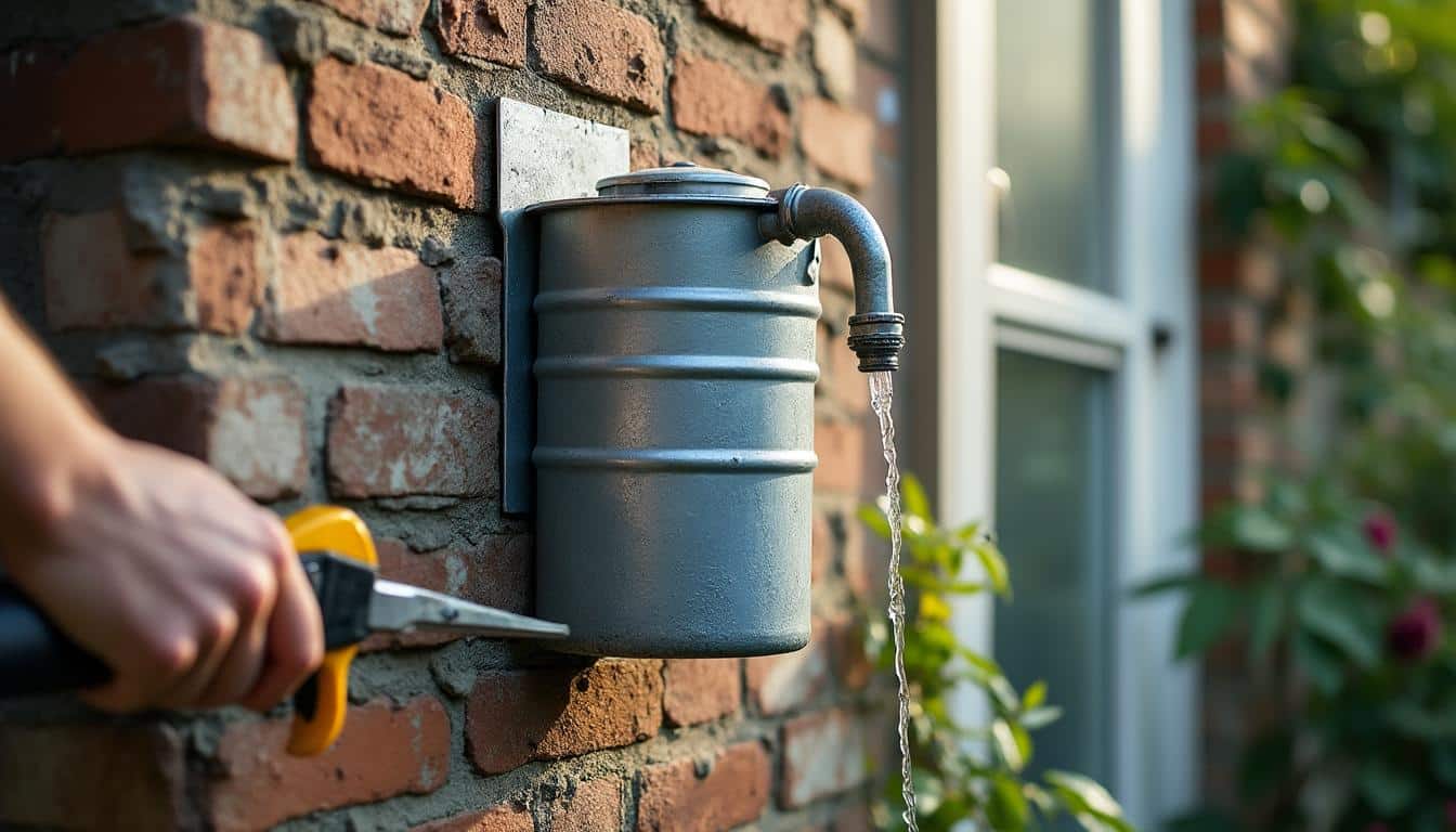 Installer un récupérateur d’eau de pluie sur une gouttière en zinc : guide complet