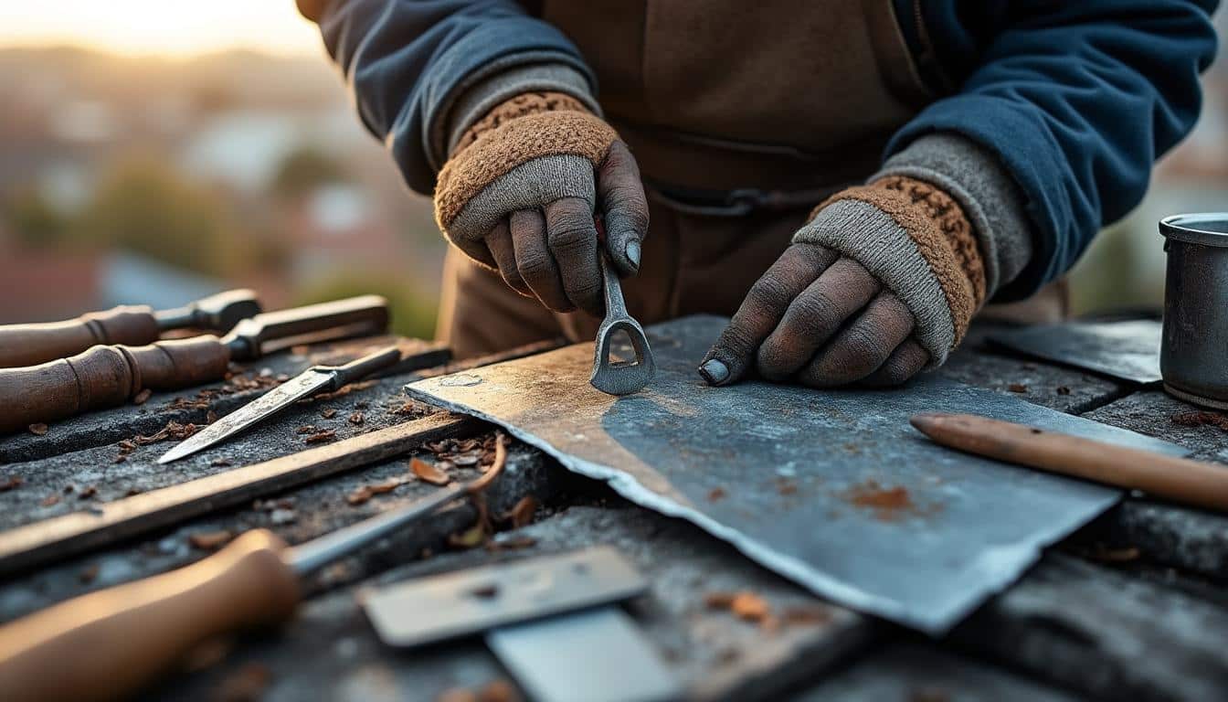 Illustration: Découvrir les outils pour couvreur zingueur : définitions et usages