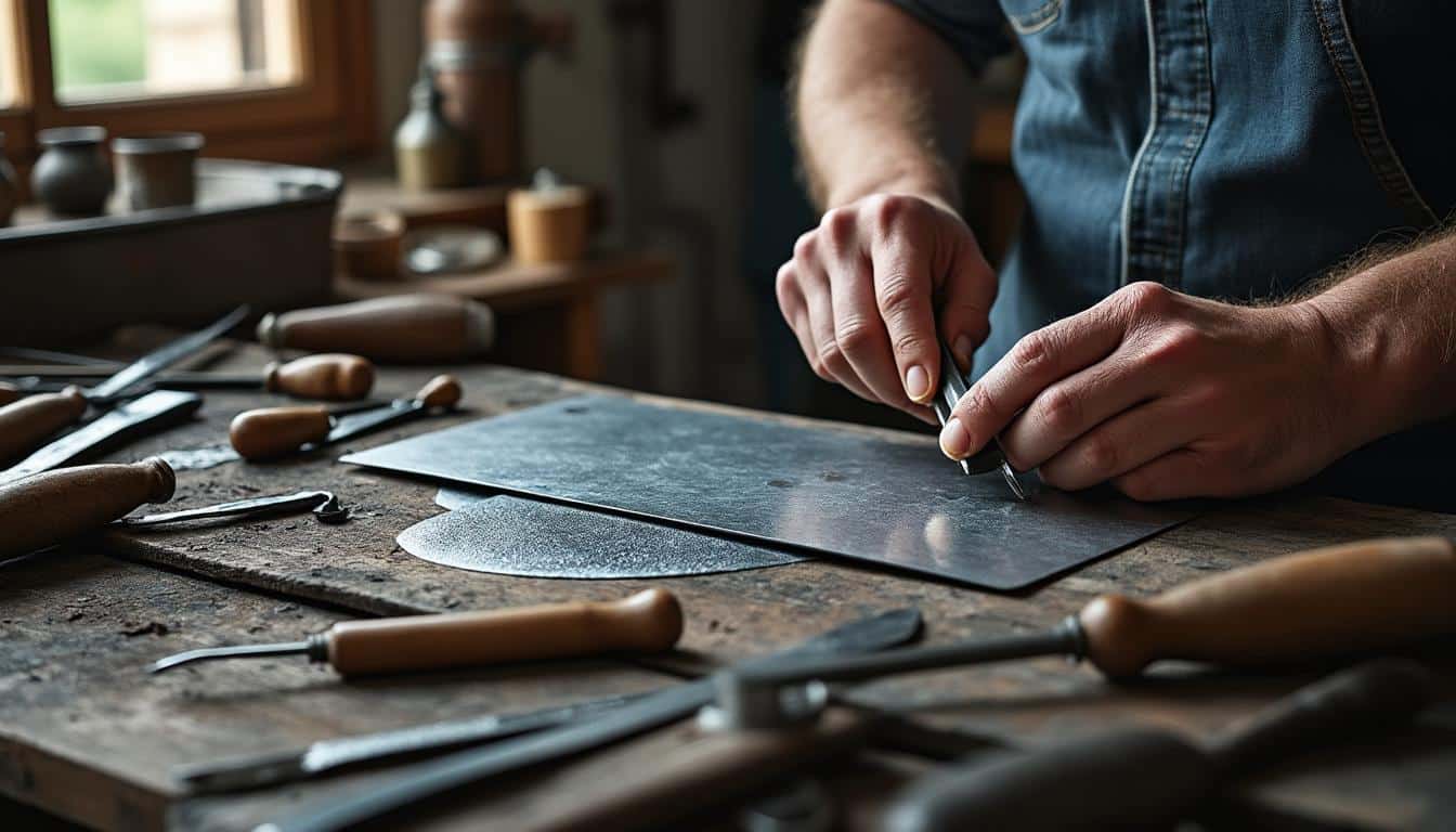 Illustration: Définition et présentation des outils de zingueur