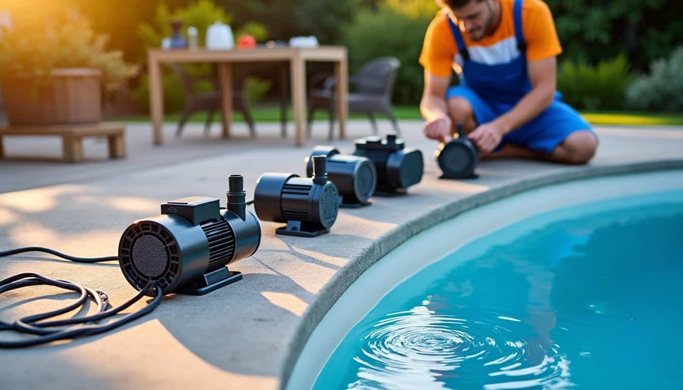 Illustration: Les différents types de pompes de piscine et leurs implications pour le branchement