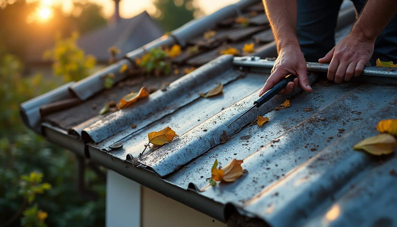 Illustration: Comprendre les causes des fuites sur une gouttière en zinc