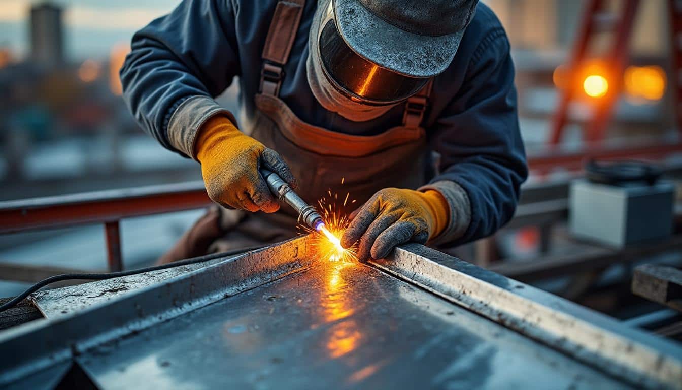 Illustration: Comprendre la soudure des gouttières en zinc : définitions, principes et matériaux