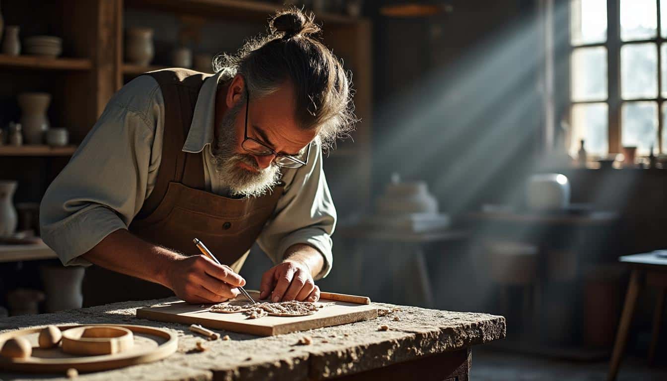 Staffeur synonyme : définitions, différences et métiers du décoratif