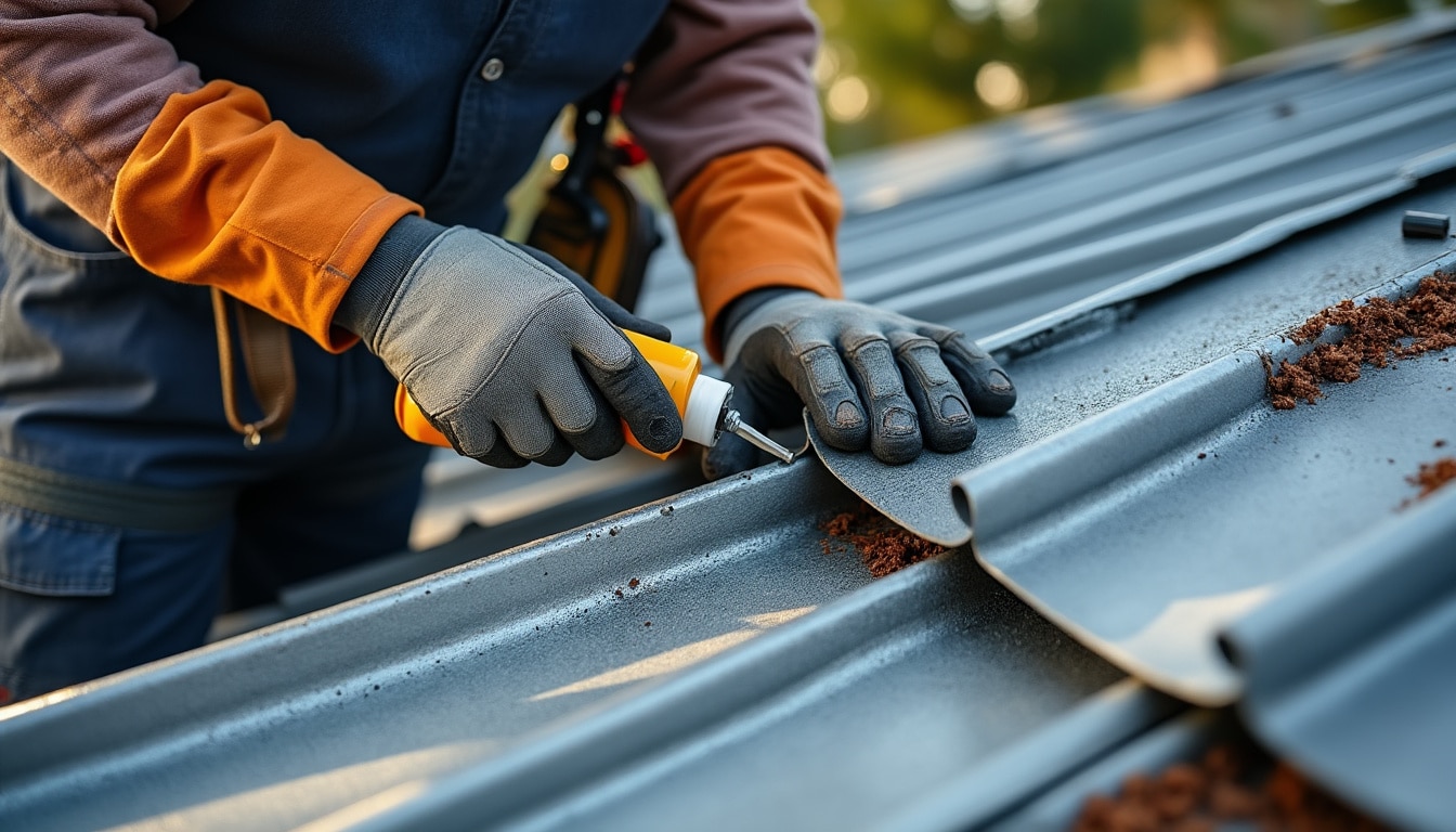 Illustration: Pourquoi choisir de coller une gouttière en zinc : avantages et limites