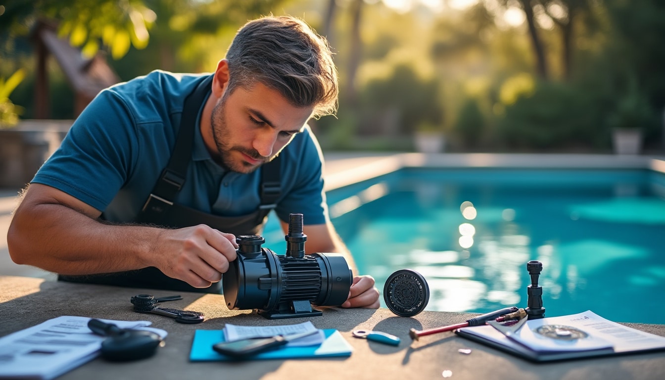 Illustration: Identifier les causes du désamorçage d’une pompe de piscine