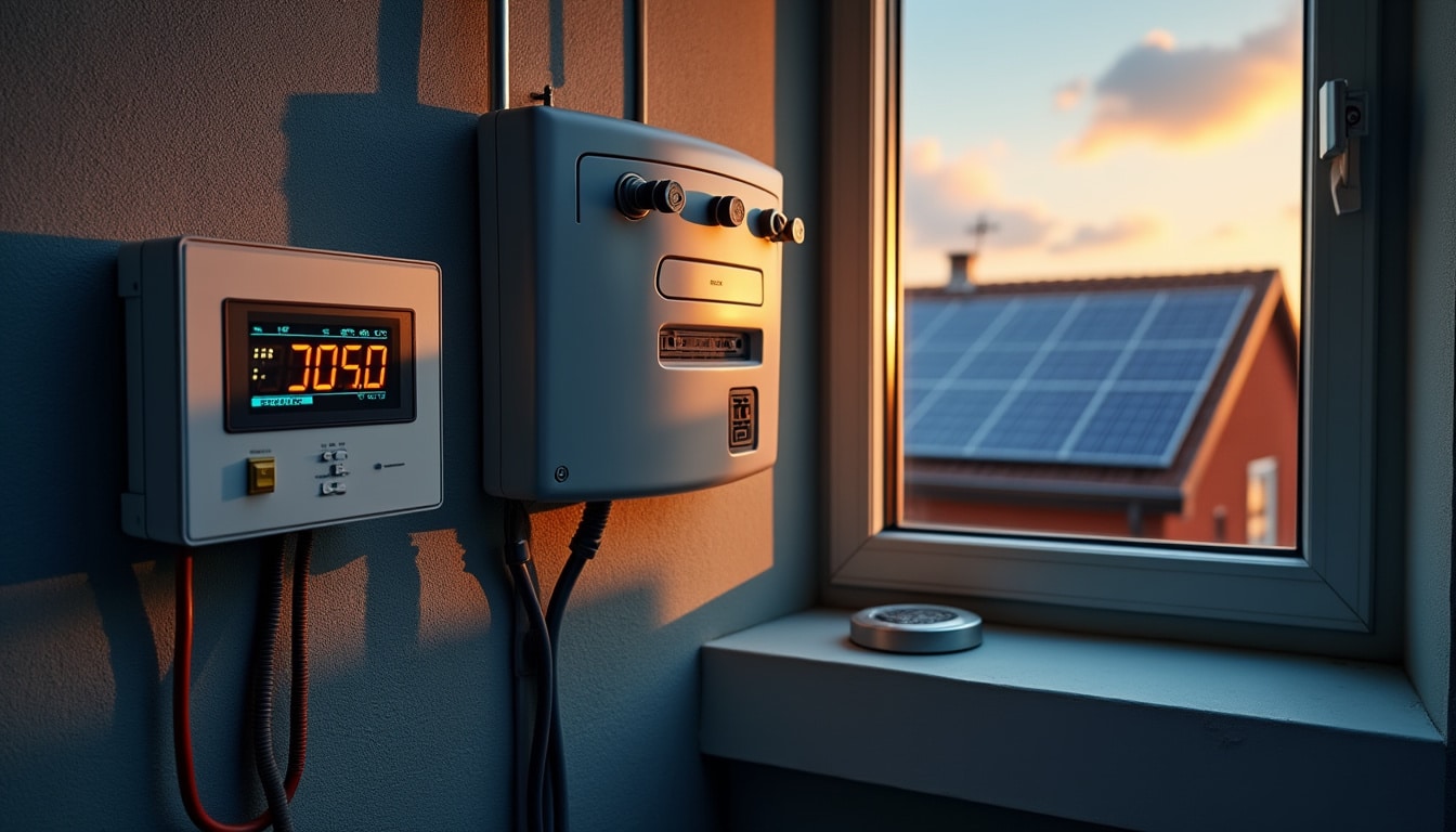 Illustration: Définition et rôle du compteur de panneaux photovoltaïques