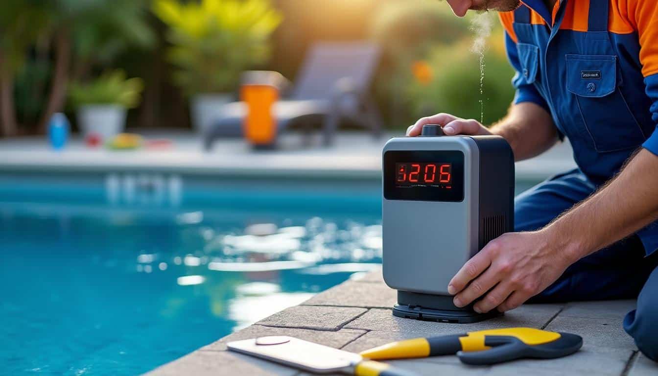 Illustration: Comprendre l’affichage d’un code erreur sur la pompe à chaleur de piscine