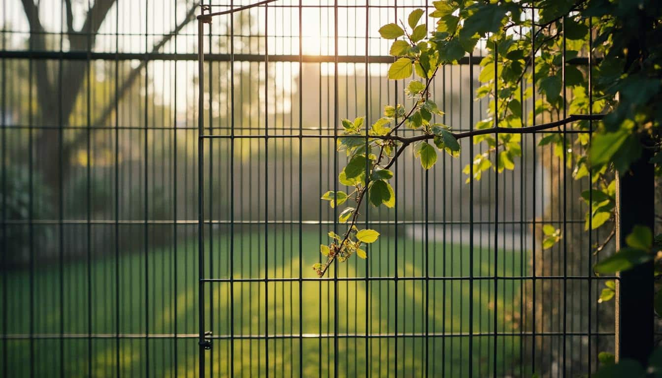 Clôture grillage : comment atténuer le bruit du vent efficacement