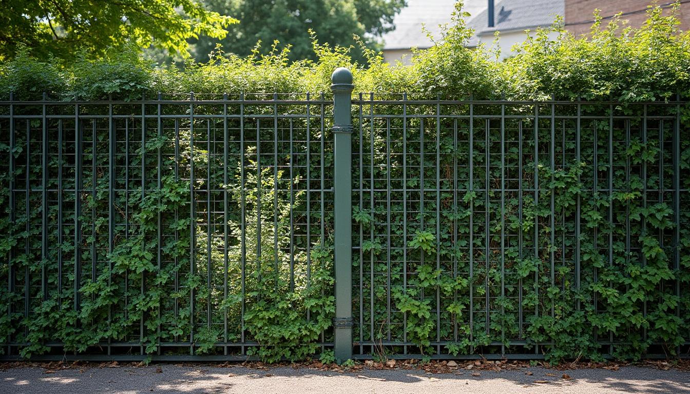 Clôture en grillage avec bruyère et fixation durable : guide complet