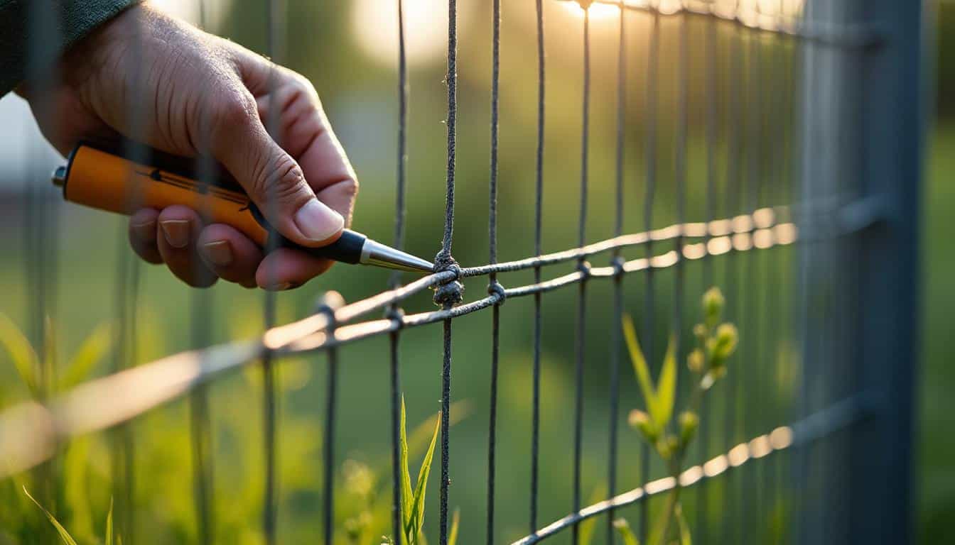 Clôture grillage : fil de tension relâché, réparation et conseils pratiques