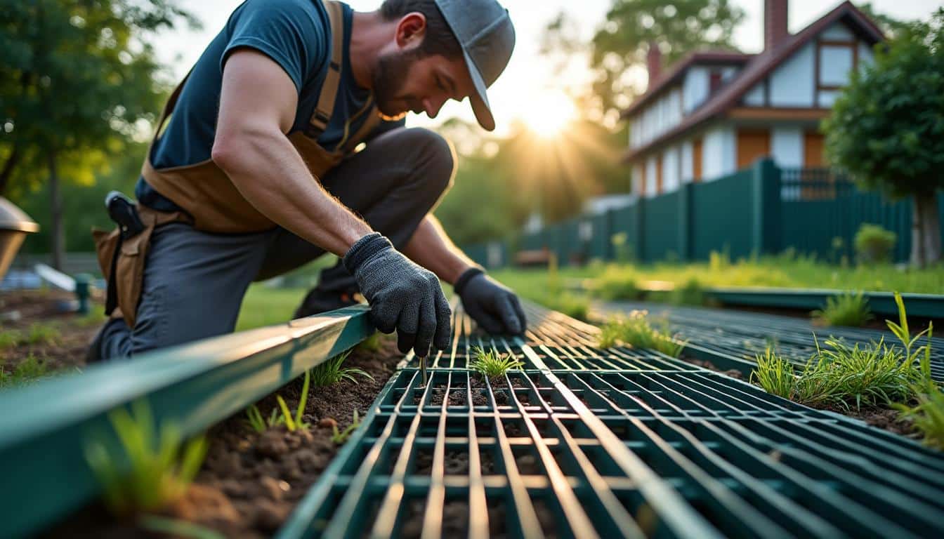 Illustration: Comprendre la clôture en grillage à panneaux rigides et sa fixation : définitions et bases essentielles