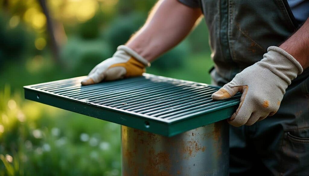 Clôture en grillage à panneaux rigides : rigidité et fixation durable