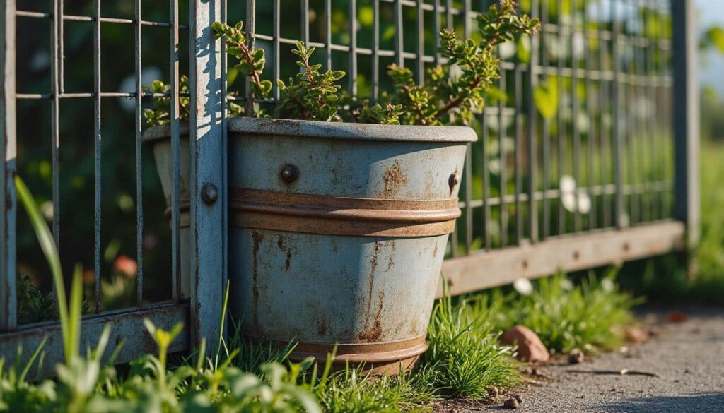 Clôture grillagée : que faire face à un poteau instable et son renfort ?