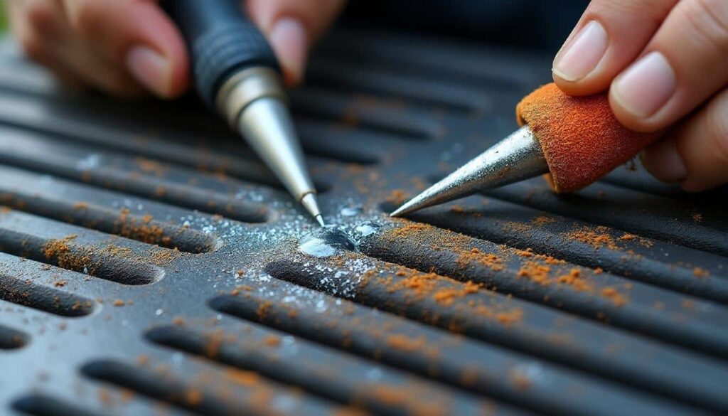 Clôture en grillage : rouille au début, traitement efficace pas à pas