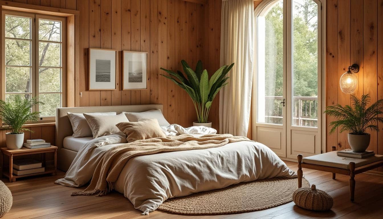 Illustration: Découvrir les atouts du lambris en bois pour habiller sa chambre