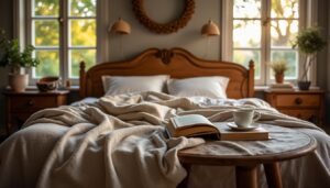 Tête de lit en lambris bois : charme naturel et déco chaleureuse