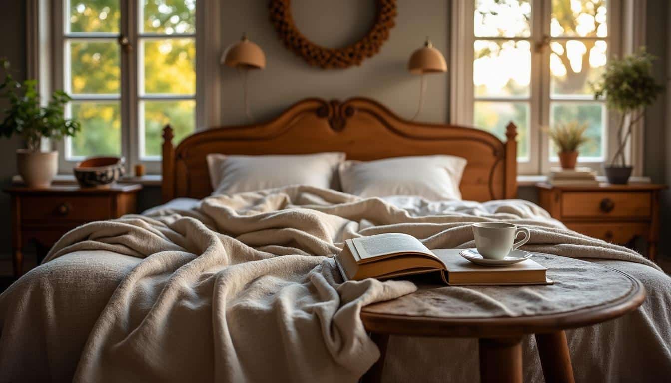 Tête de lit en lambris bois : charme naturel et déco chaleureuse