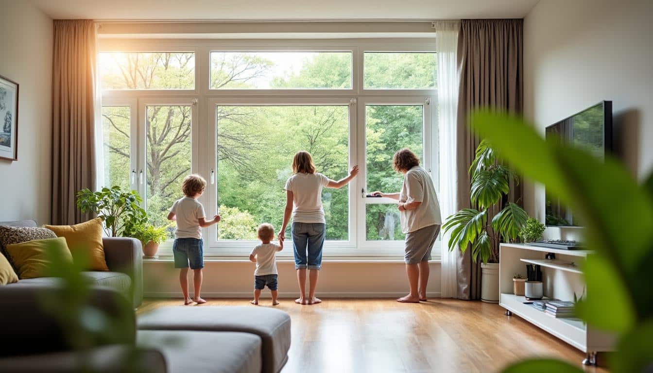 Illustration: Pourquoi un aérateur sur une fenêtre en PVC est-il essentiel pour la qualité de l’air intérieur ?