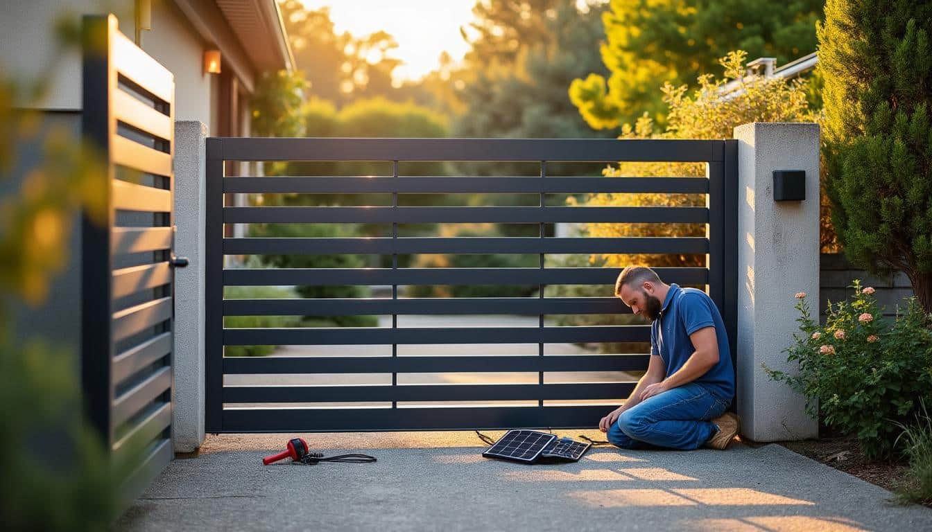 Illustration: Comprendre le principe d’une motorisation autonome pour portail