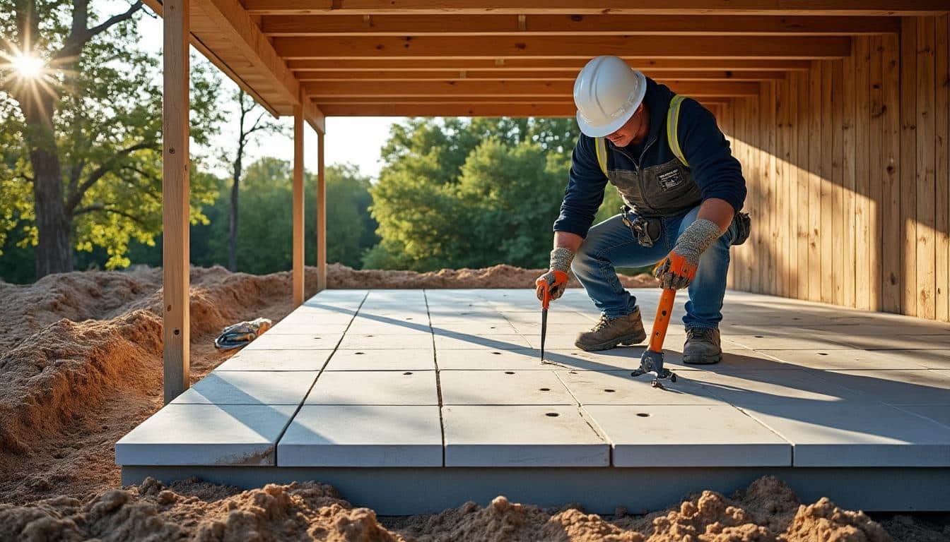 Illustration: Comprendre le rôle des fondations en béton pour un carport solide