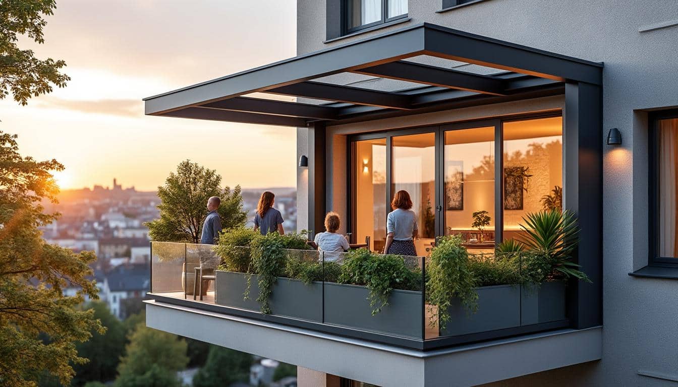 Illustration: Qu’est-ce qu’une véranda installée sur un balcon ?
