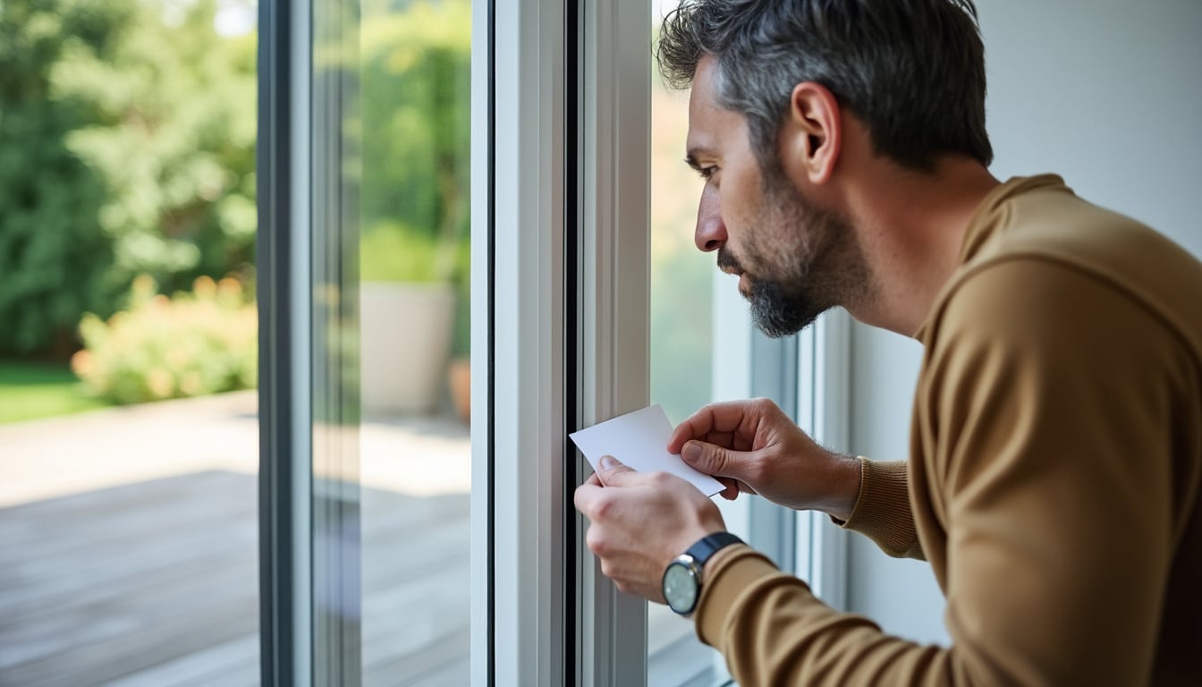Illustration: Comprendre pourquoi la porte-fenêtre PVC frotte en bas