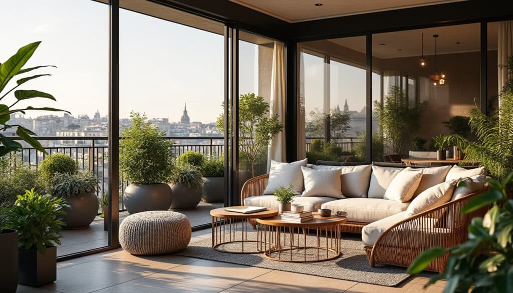 Véranda sur un balcon : transformer votre espace extérieur en pièce à vivre