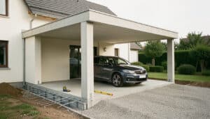 Carport en béton : usages, dalle et fondations