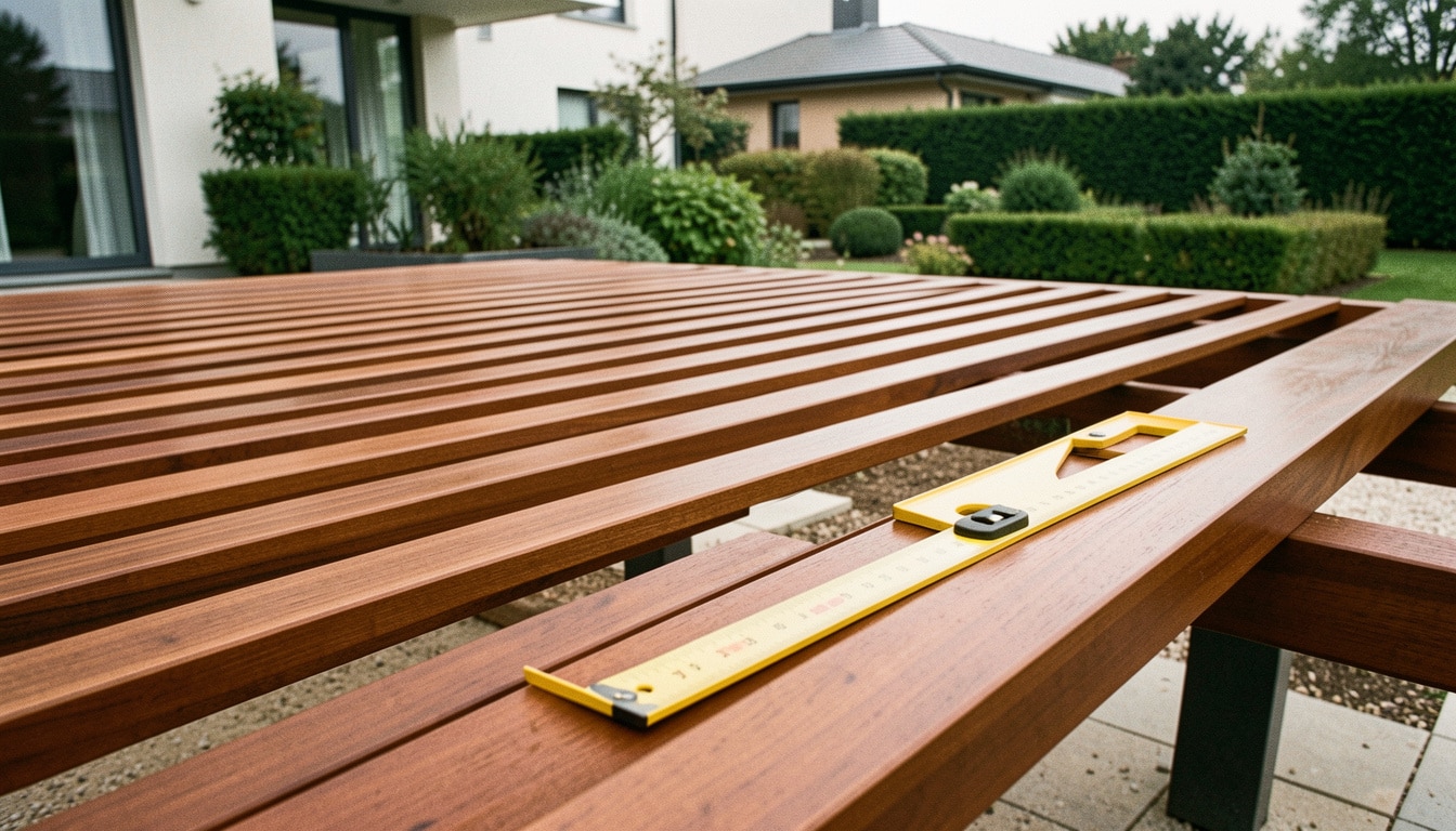 Terrasse en massaranduba : quelle distance des lambourdes