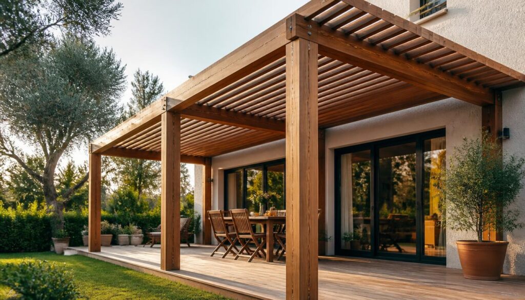 Pergola en bois sur mesure : choix, budget et étapes